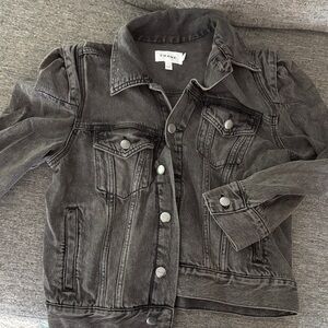 Frame Denim Charcoal Jean Jacket